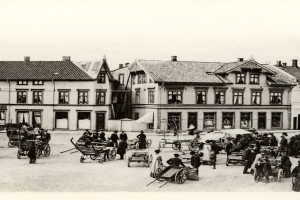 Bilde av Torghandel ca 1915